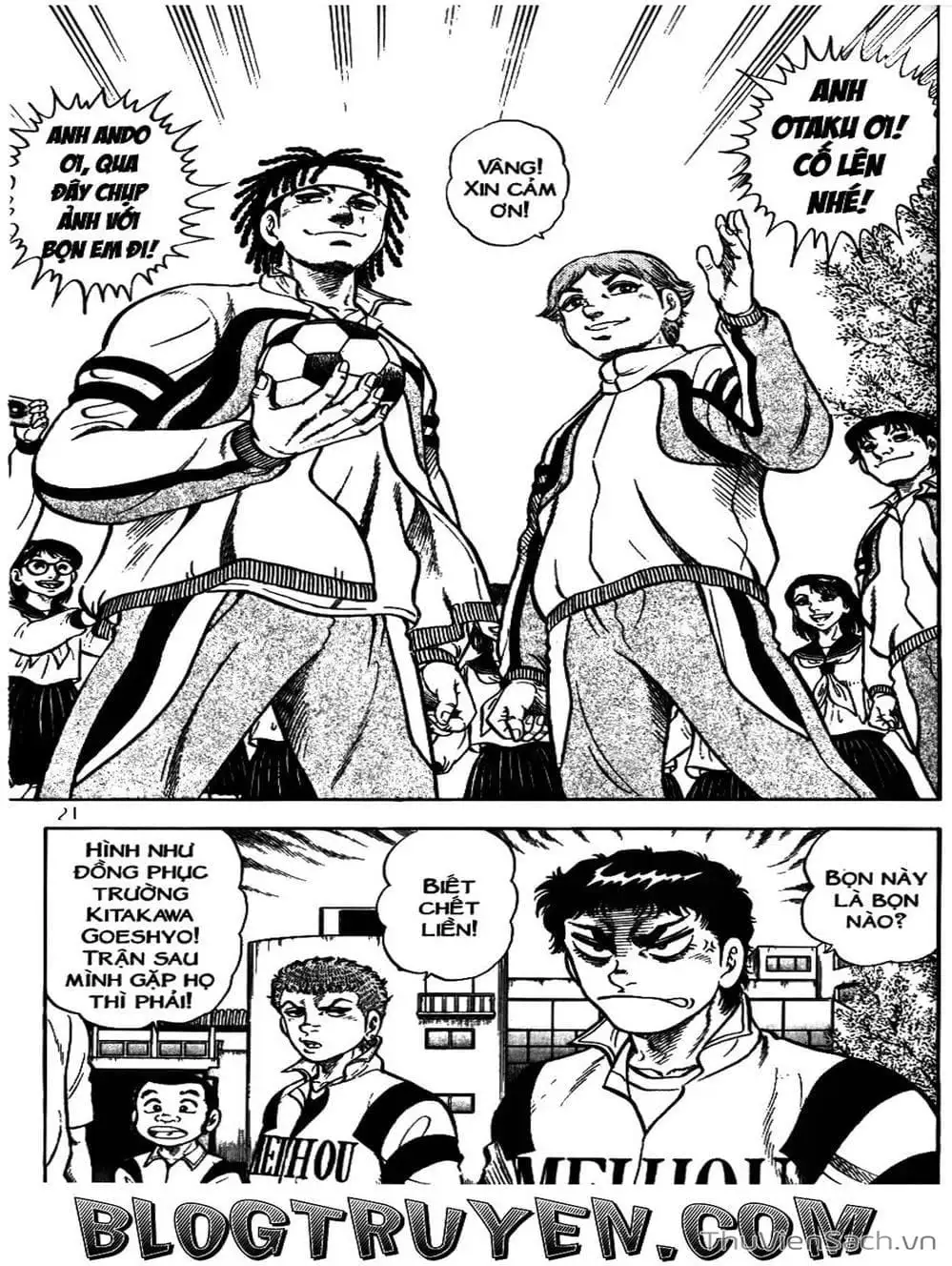 Truyện Tranh Sóng Gió Cầu Trường - Buttobi Itto trang 2