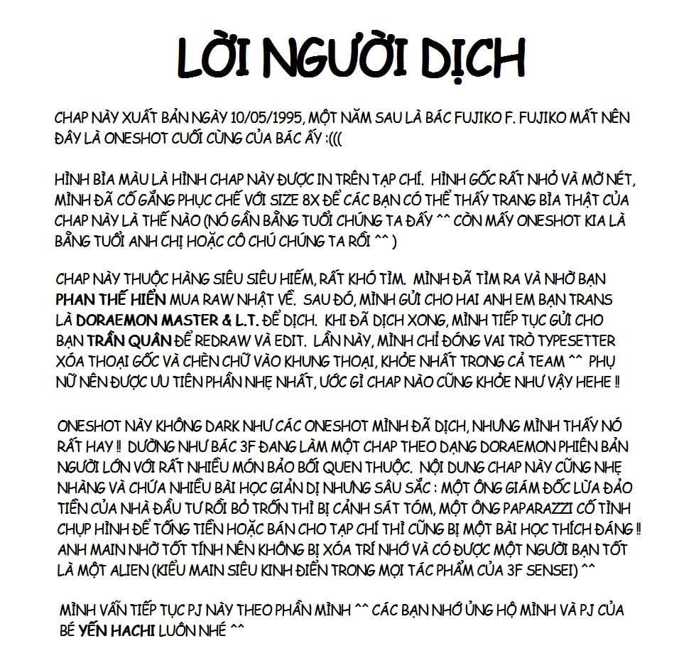 Truyện Tranh Các One-Shot Của Fujiko F. Fujio trang 2