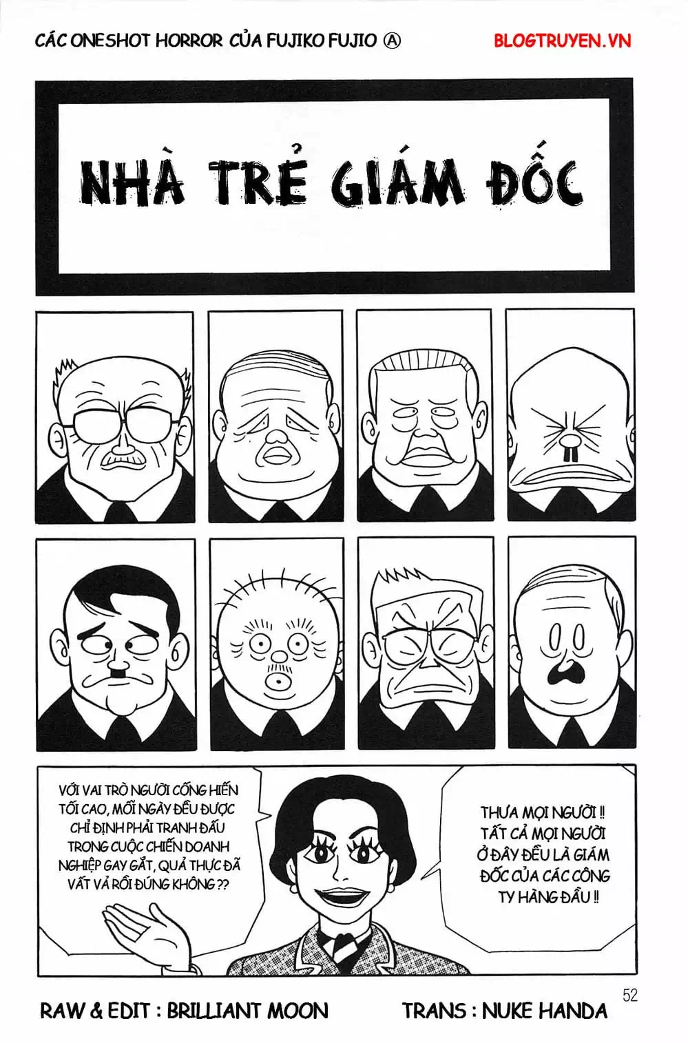 Truyện Tranh Các Oneshot Horror Của Fujiko F. Fujio trang 3