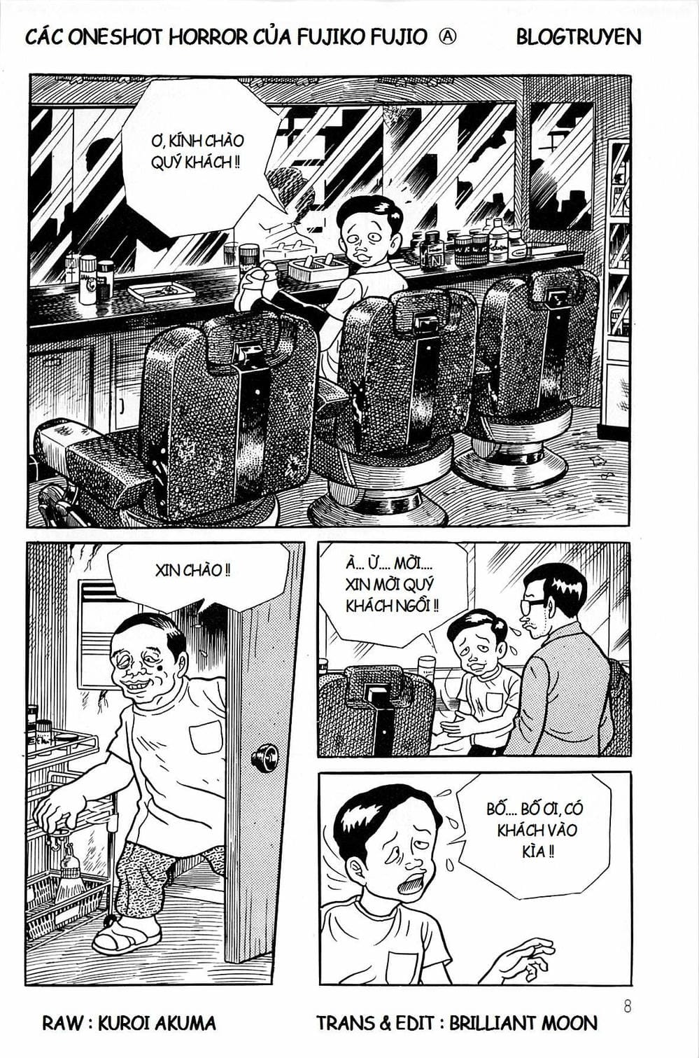 Truyện Tranh Các Oneshot Horror Của Fujiko F. Fujio trang 3