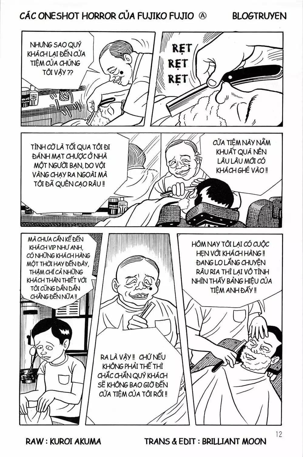 Truyện Tranh Các Oneshot Horror Của Fujiko F. Fujio trang 3