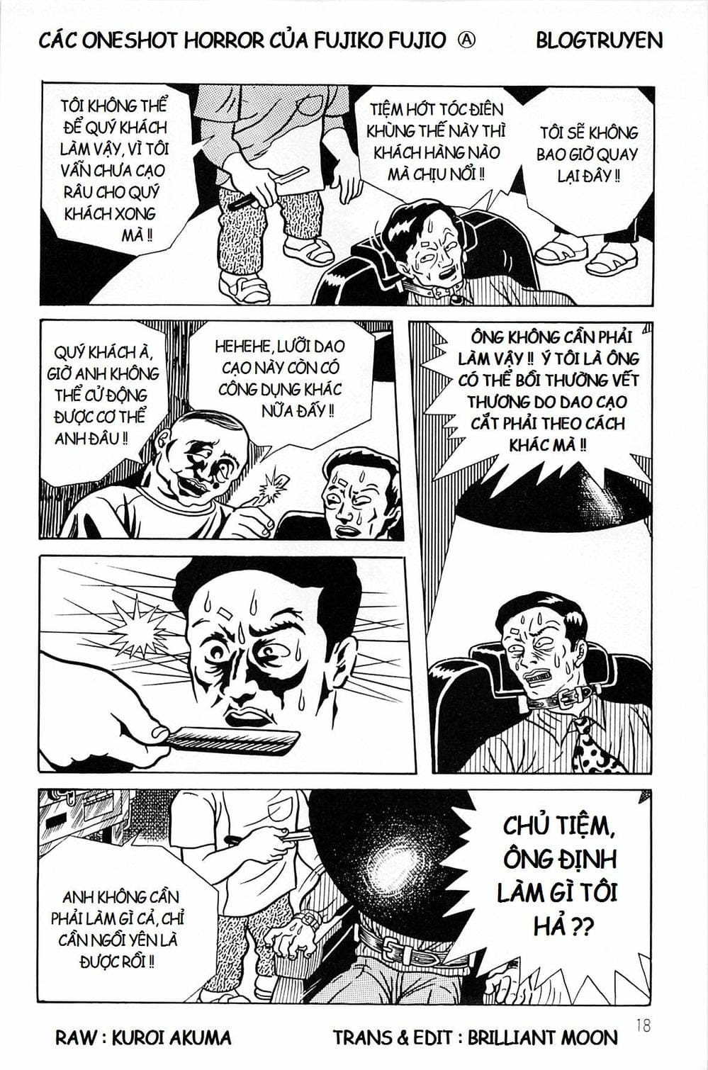 Truyện Tranh Các Oneshot Horror Của Fujiko F. Fujio trang 3