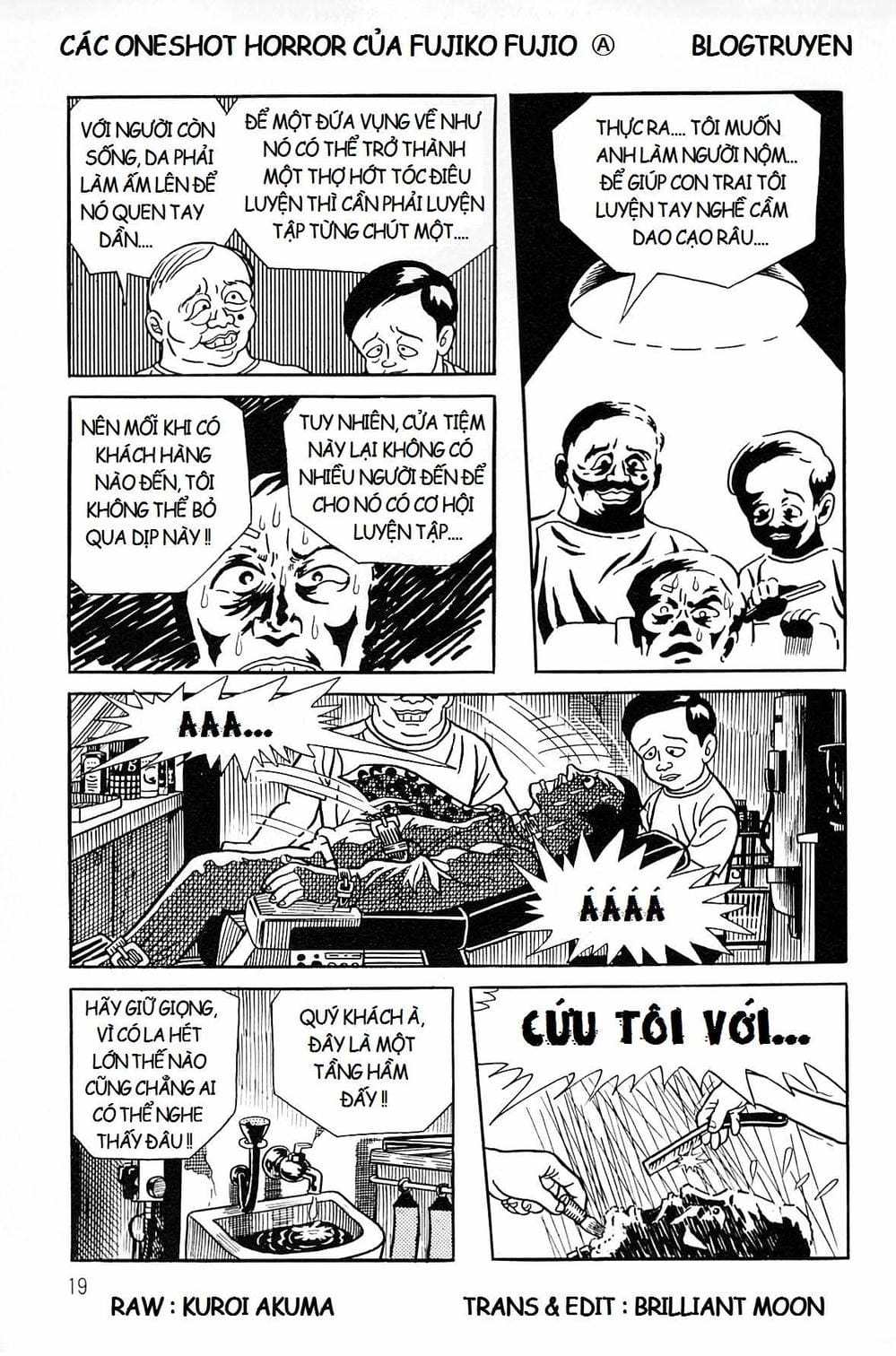 Truyện Tranh Các Oneshot Horror Của Fujiko F. Fujio trang 3