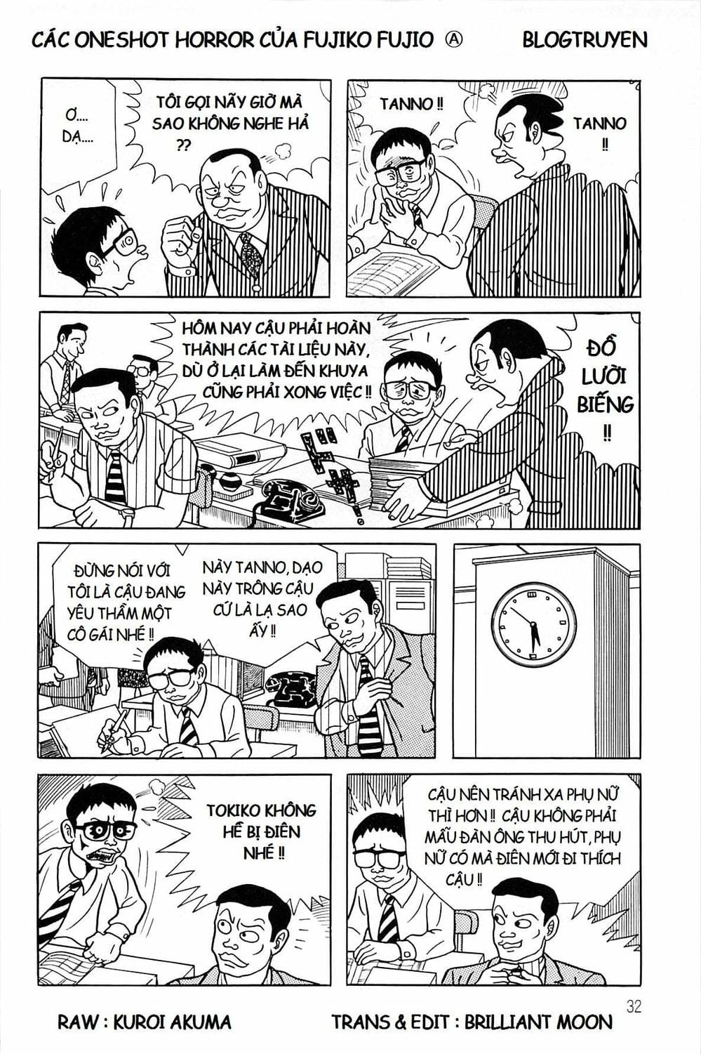 Truyện Tranh Các Oneshot Horror Của Fujiko F. Fujio trang 3