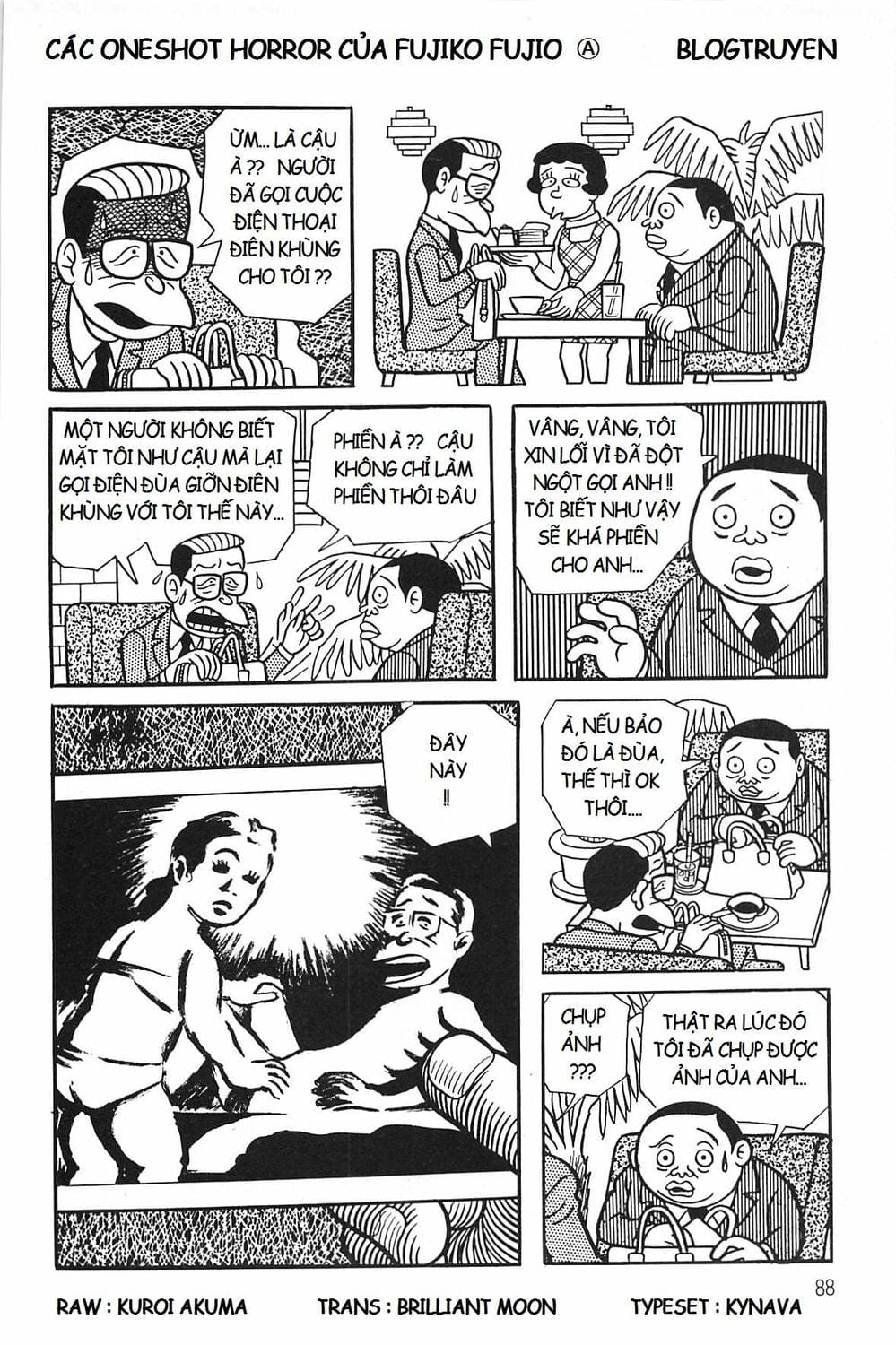 Truyện Tranh Các Oneshot Horror Của Fujiko F. Fujio trang 3