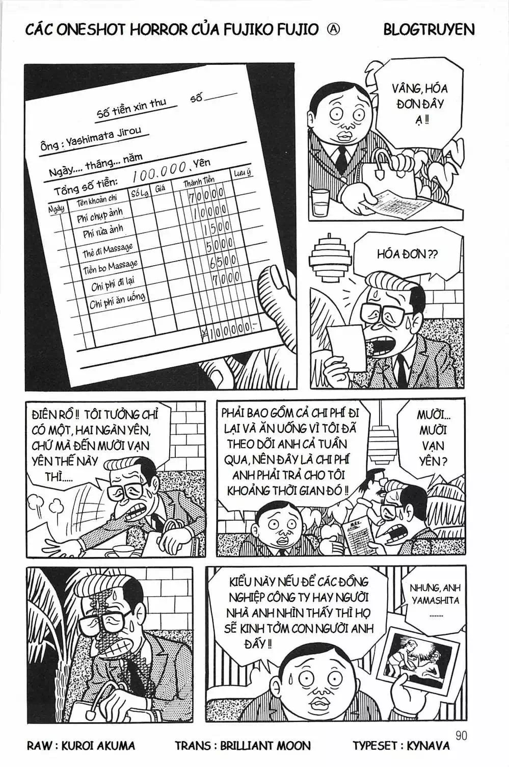 Truyện Tranh Các Oneshot Horror Của Fujiko F. Fujio trang 3