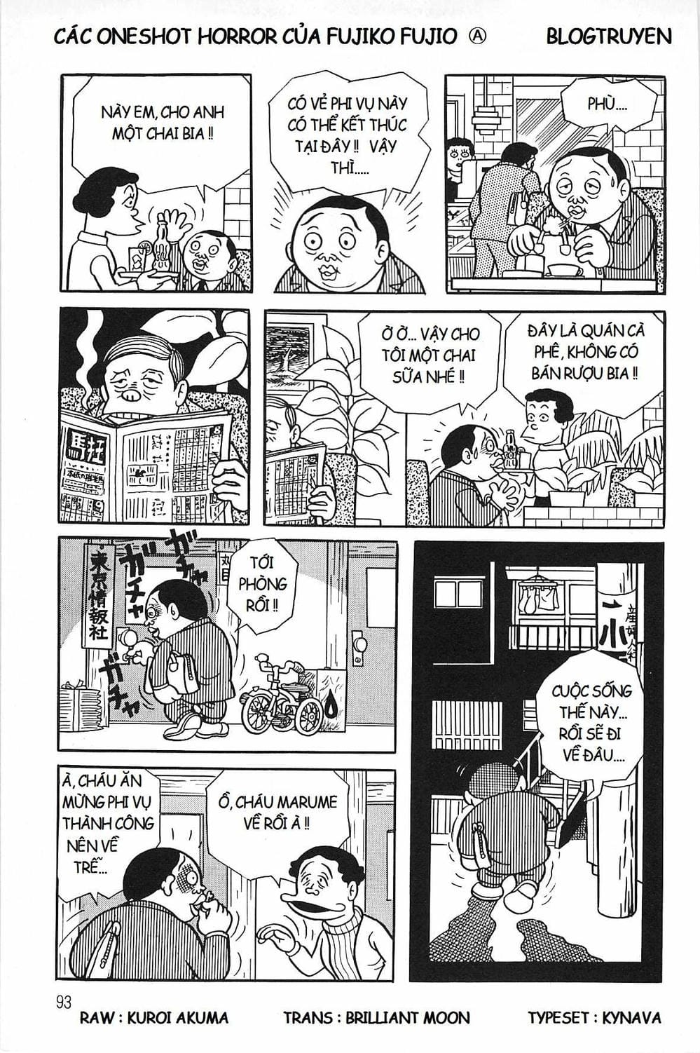 Truyện Tranh Các Oneshot Horror Của Fujiko F. Fujio trang 3