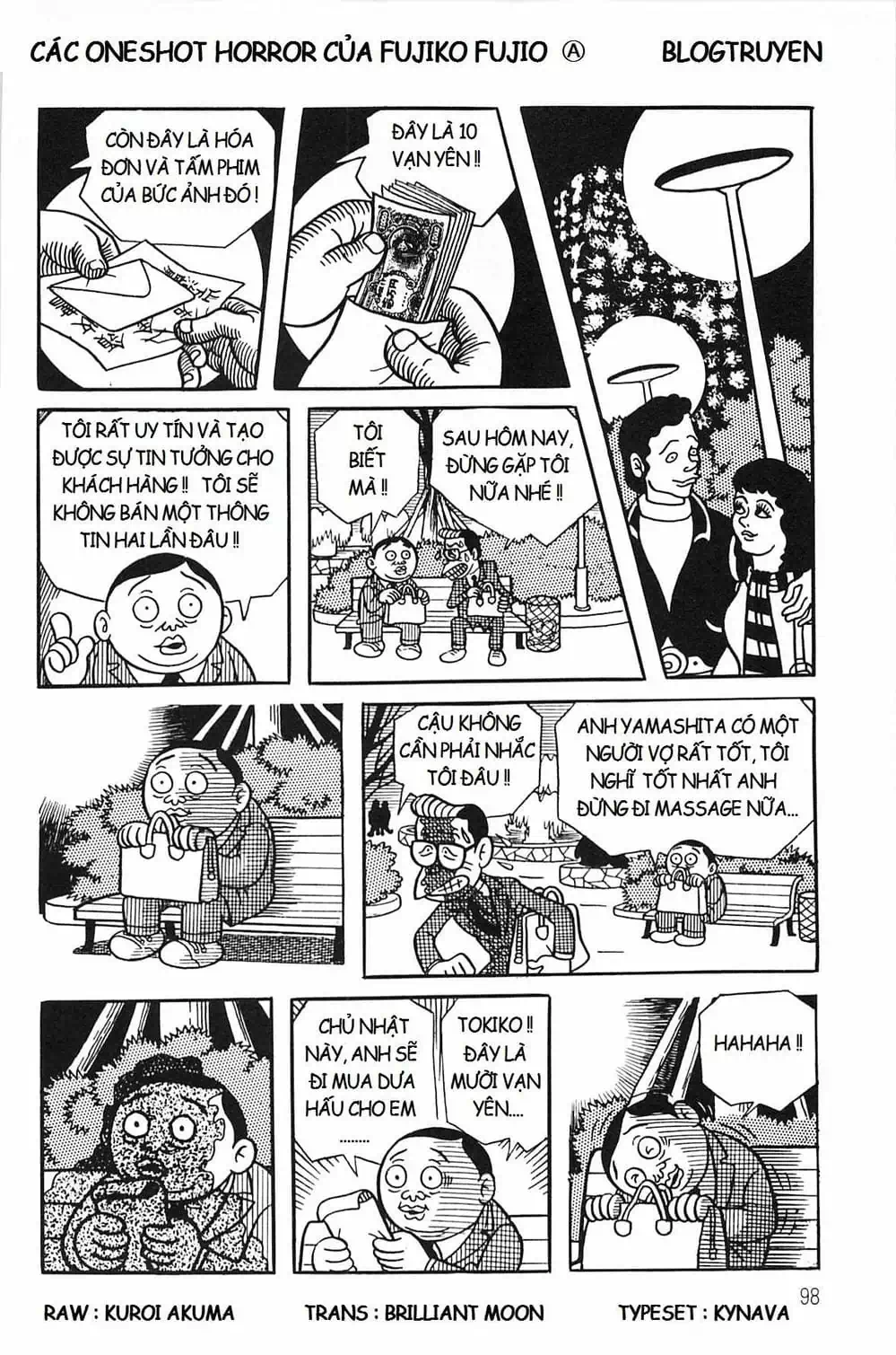 Truyện Tranh Các Oneshot Horror Của Fujiko F. Fujio trang 3