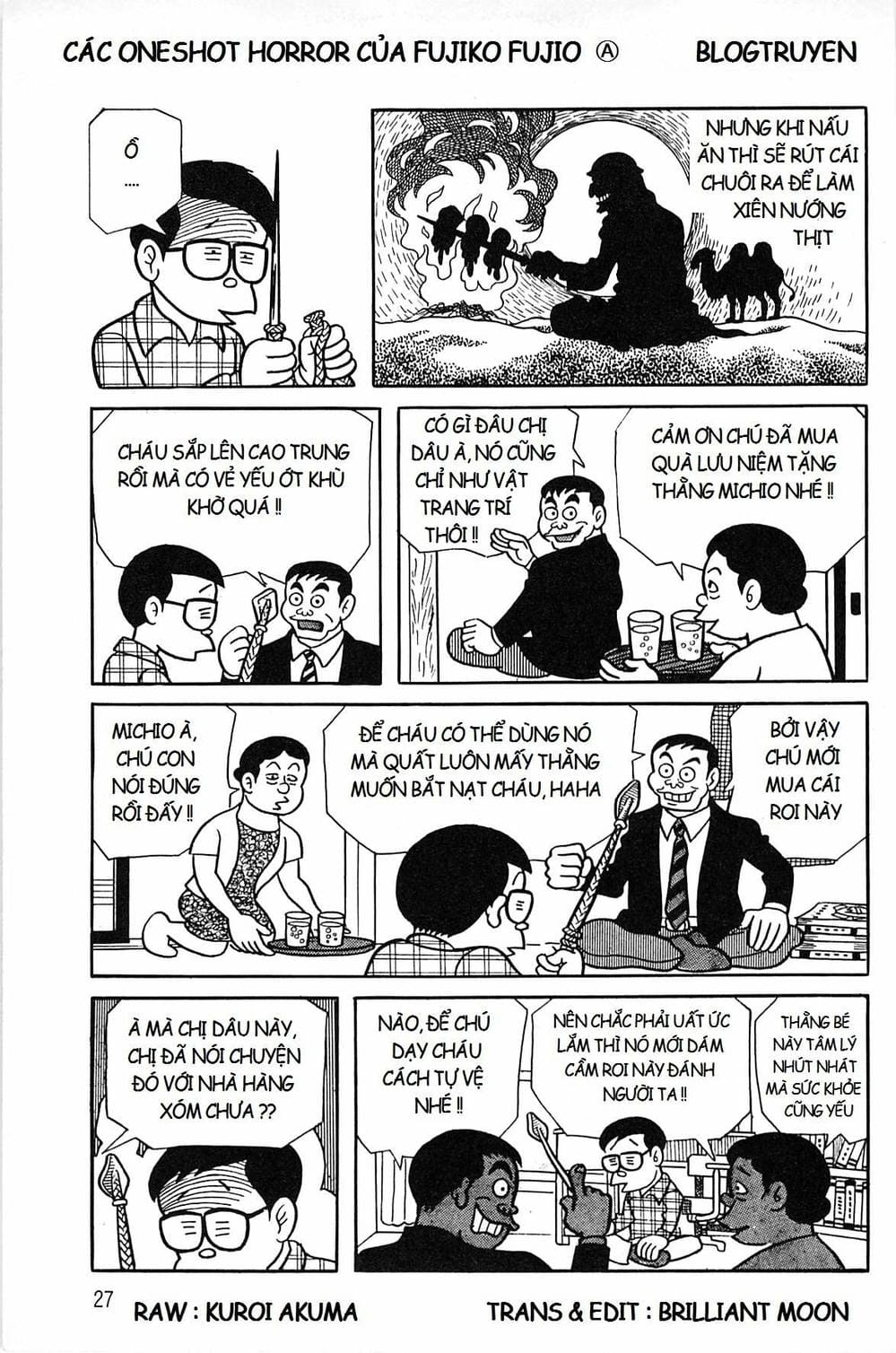Truyện Tranh Các Oneshot Horror Của Fujiko F. Fujio trang 3