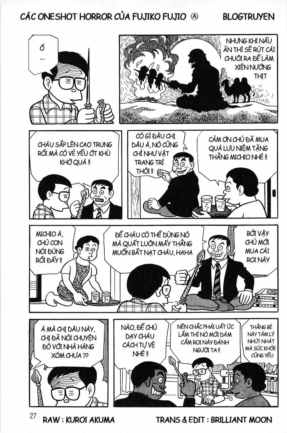 Truyện Tranh Các Oneshot Horror Của Fujiko F. Fujio trang 3