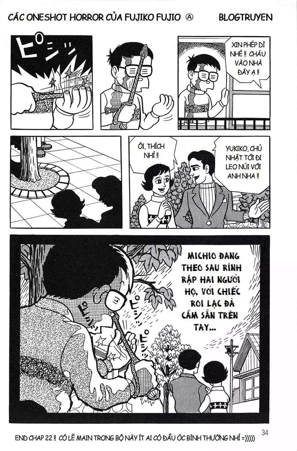 Truyện Tranh Các Oneshot Horror Của Fujiko F. Fujio trang 3