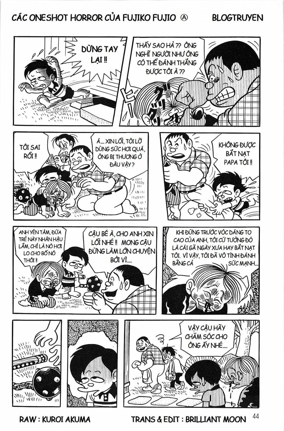 Truyện Tranh Các Oneshot Horror Của Fujiko F. Fujio trang 3