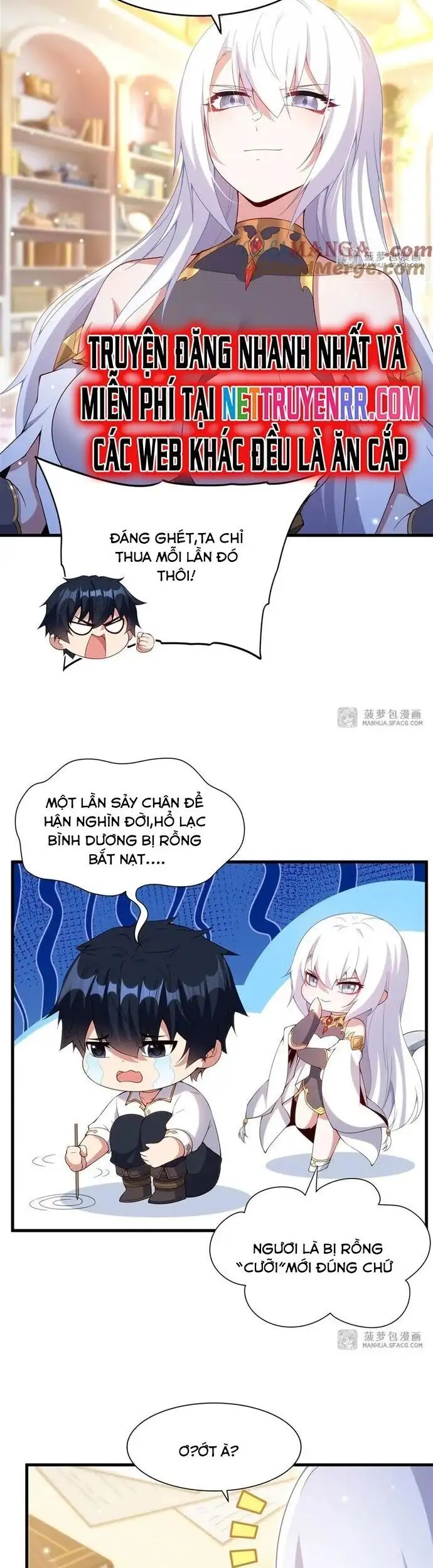 Truyện Tranh Im Miệng Đi Ác Long Ta Không Muốn Cùng Ngươi Trông Trẻ Đâu! trang 4