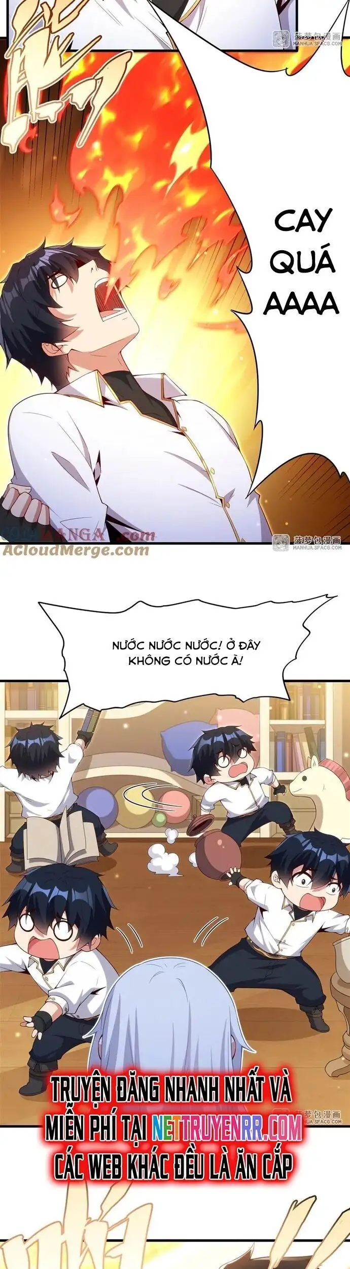 Truyện Tranh Im Miệng Đi Ác Long Ta Không Muốn Cùng Ngươi Trông Trẻ Đâu! trang 4