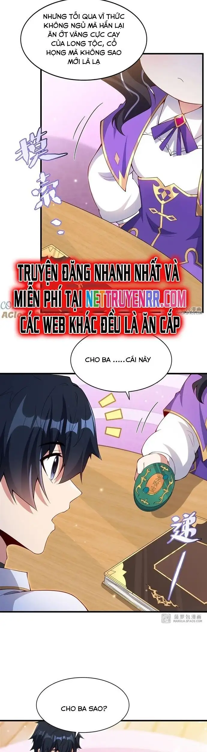 Truyện Tranh Im Miệng Đi Ác Long Ta Không Muốn Cùng Ngươi Trông Trẻ Đâu! trang 4