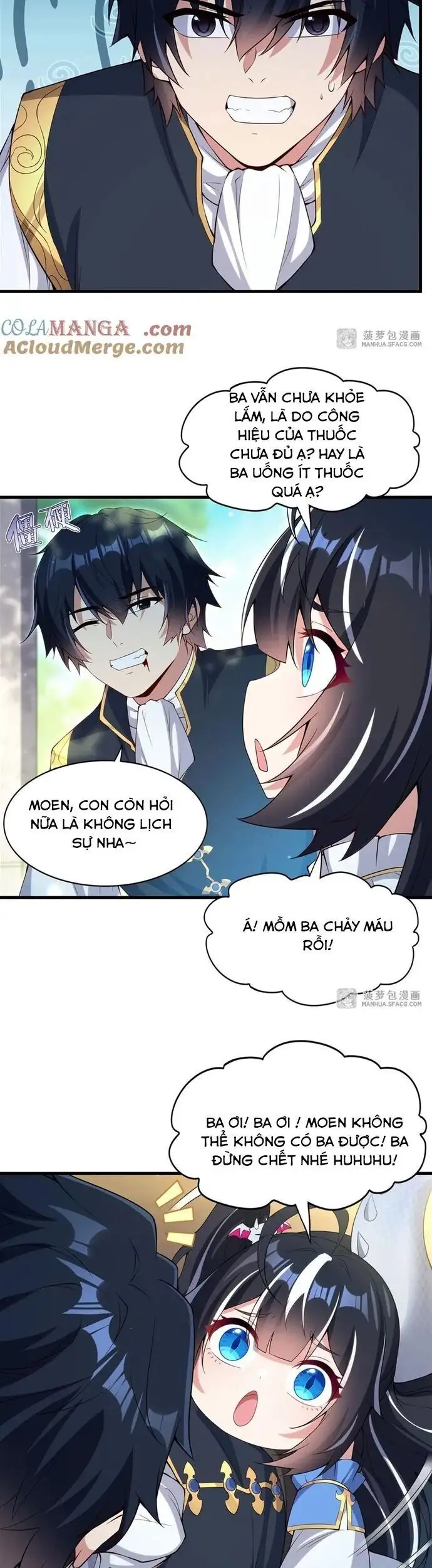 Truyện Tranh Im Miệng Đi Ác Long Ta Không Muốn Cùng Ngươi Trông Trẻ Đâu! trang 4