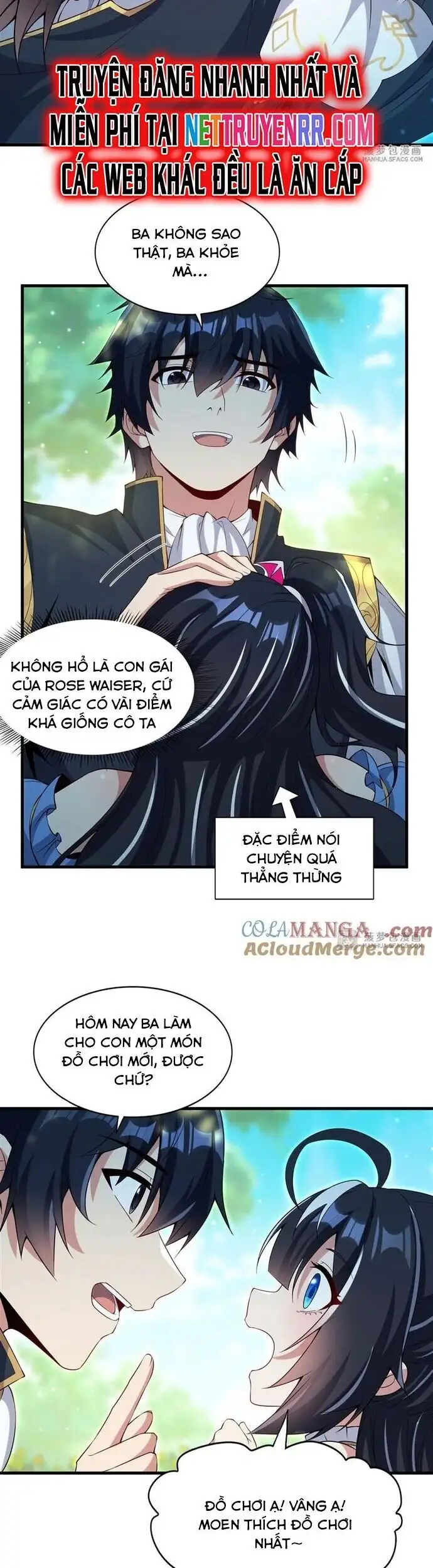 Truyện Tranh Im Miệng Đi Ác Long Ta Không Muốn Cùng Ngươi Trông Trẻ Đâu! trang 4