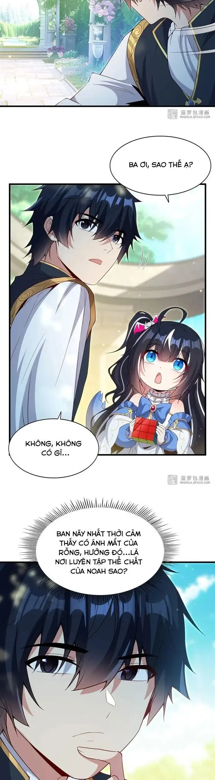 Truyện Tranh Im Miệng Đi Ác Long Ta Không Muốn Cùng Ngươi Trông Trẻ Đâu! trang 4