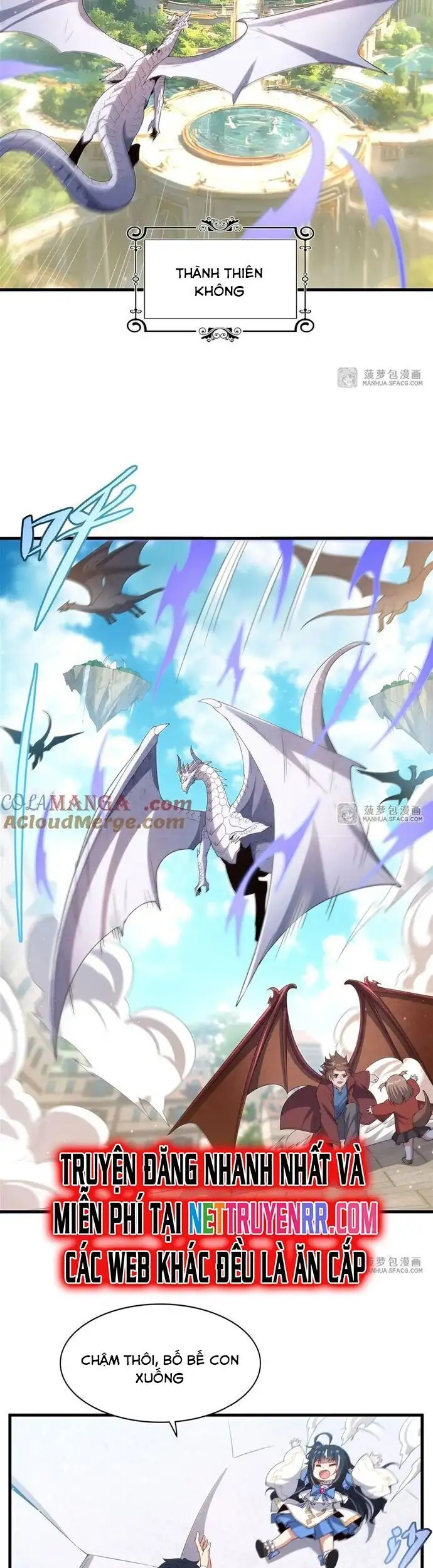 Truyện Tranh Im Miệng Đi Ác Long Ta Không Muốn Cùng Ngươi Trông Trẻ Đâu! trang 4