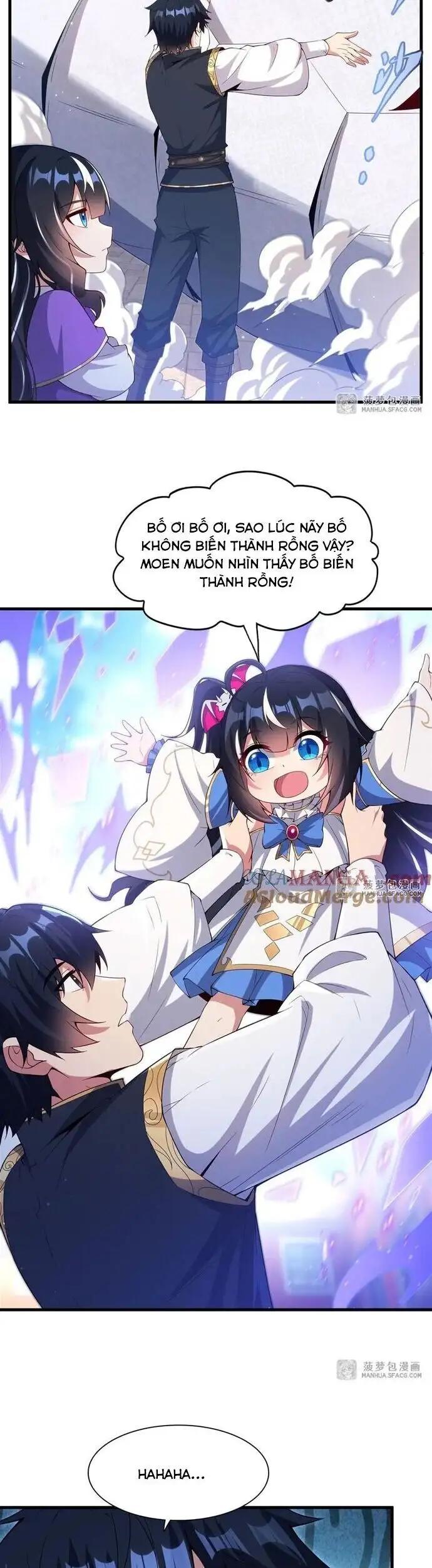 Truyện Tranh Im Miệng Đi Ác Long Ta Không Muốn Cùng Ngươi Trông Trẻ Đâu! trang 4