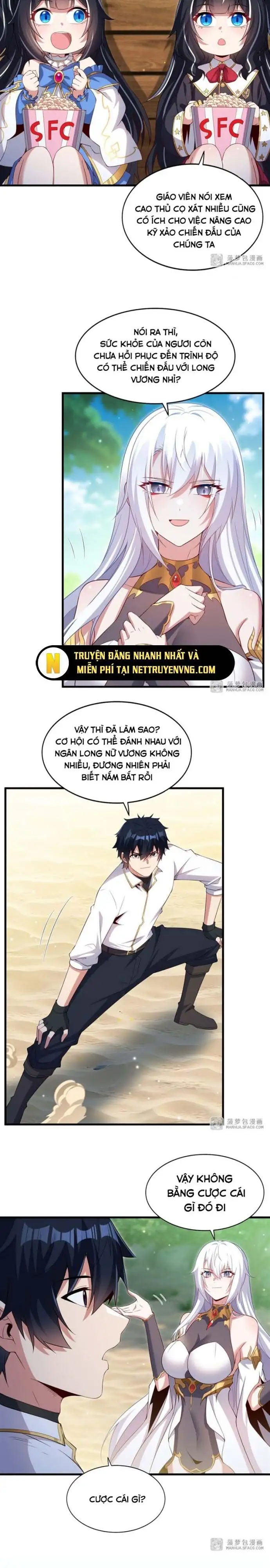 Truyện Tranh Im Miệng Đi Ác Long Ta Không Muốn Cùng Ngươi Trông Trẻ Đâu! trang 4