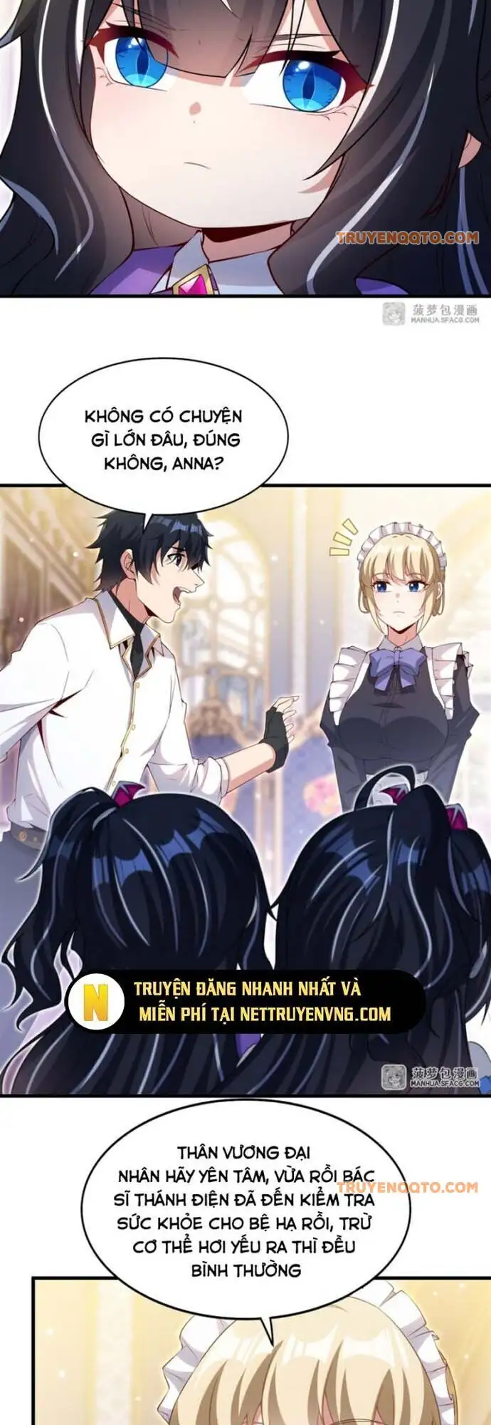 Truyện Tranh Im Miệng Đi Ác Long Ta Không Muốn Cùng Ngươi Trông Trẻ Đâu! trang 4