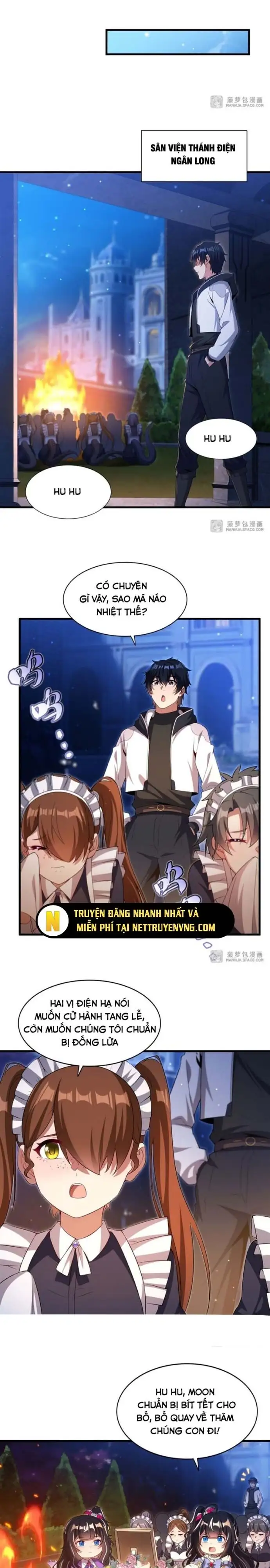 Truyện Tranh Im Miệng Đi Ác Long Ta Không Muốn Cùng Ngươi Trông Trẻ Đâu! trang 4