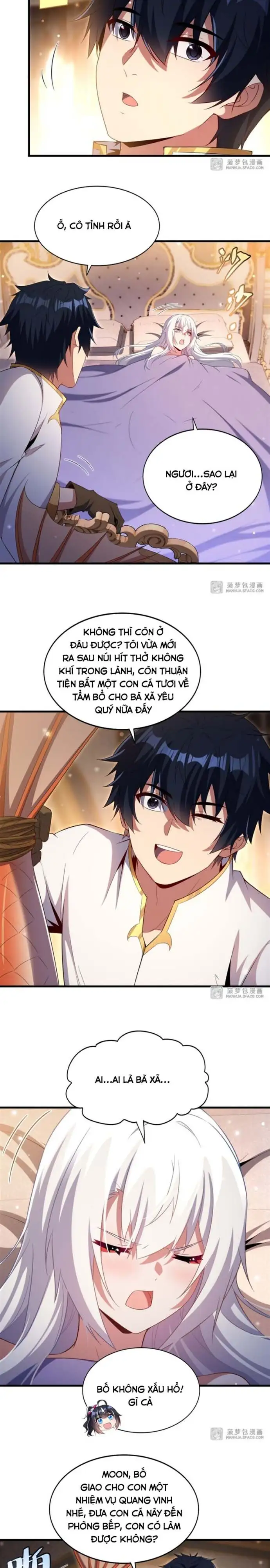Truyện Tranh Im Miệng Đi Ác Long Ta Không Muốn Cùng Ngươi Trông Trẻ Đâu! trang 4