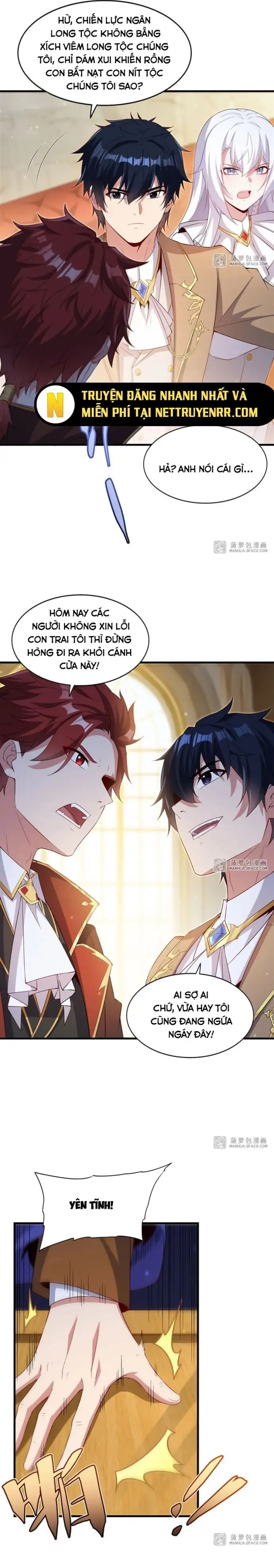 Truyện Tranh Im Miệng Đi Ác Long Ta Không Muốn Cùng Ngươi Trông Trẻ Đâu! trang 4