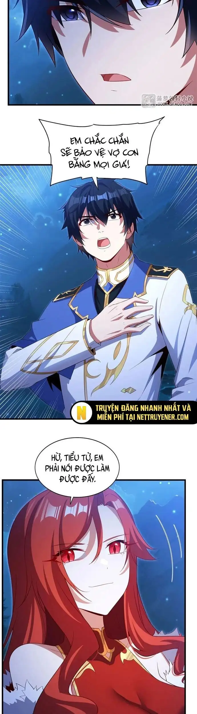 Truyện Tranh Im Miệng Đi Ác Long Ta Không Muốn Cùng Ngươi Trông Trẻ Đâu! trang 4