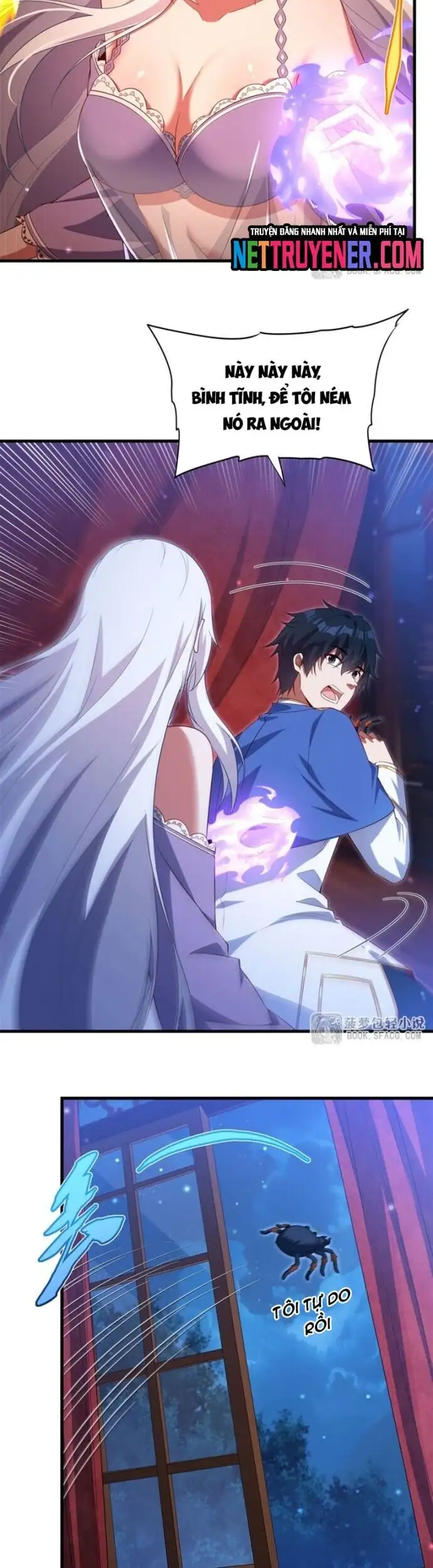 Truyện Tranh Im Miệng Đi Ác Long Ta Không Muốn Cùng Ngươi Trông Trẻ Đâu! trang 4