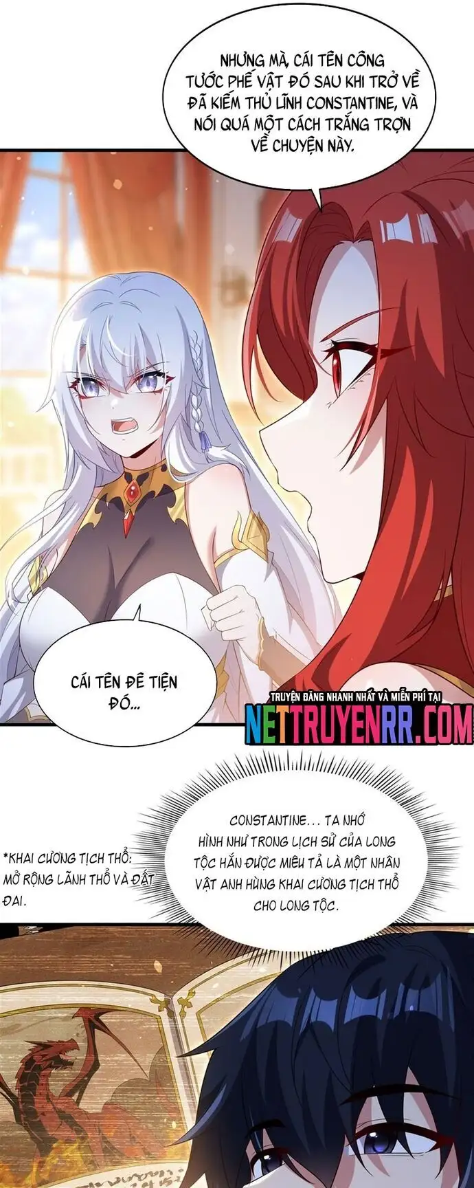 Truyện Tranh Im Miệng Đi Ác Long Ta Không Muốn Cùng Ngươi Trông Trẻ Đâu! trang 4