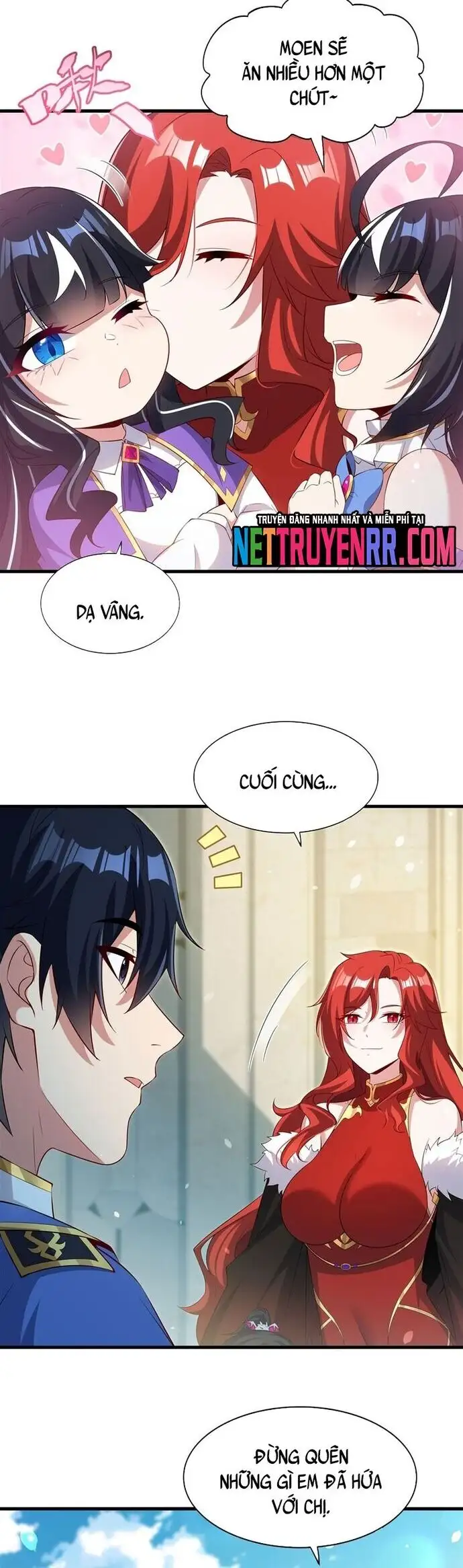 Truyện Tranh Im Miệng Đi Ác Long Ta Không Muốn Cùng Ngươi Trông Trẻ Đâu! trang 4
