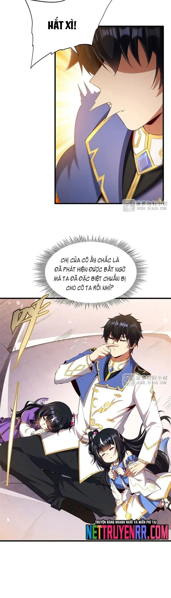 Truyện Tranh Im Miệng Đi Ác Long Ta Không Muốn Cùng Ngươi Trông Trẻ Đâu! trang 4