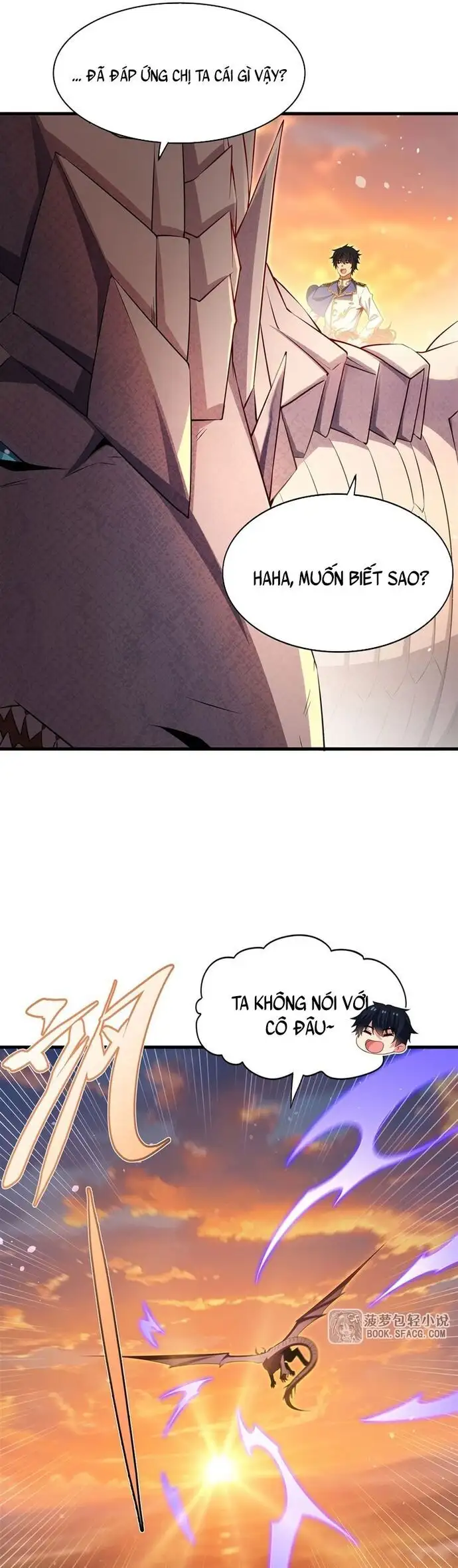 Truyện Tranh Im Miệng Đi Ác Long Ta Không Muốn Cùng Ngươi Trông Trẻ Đâu! trang 4