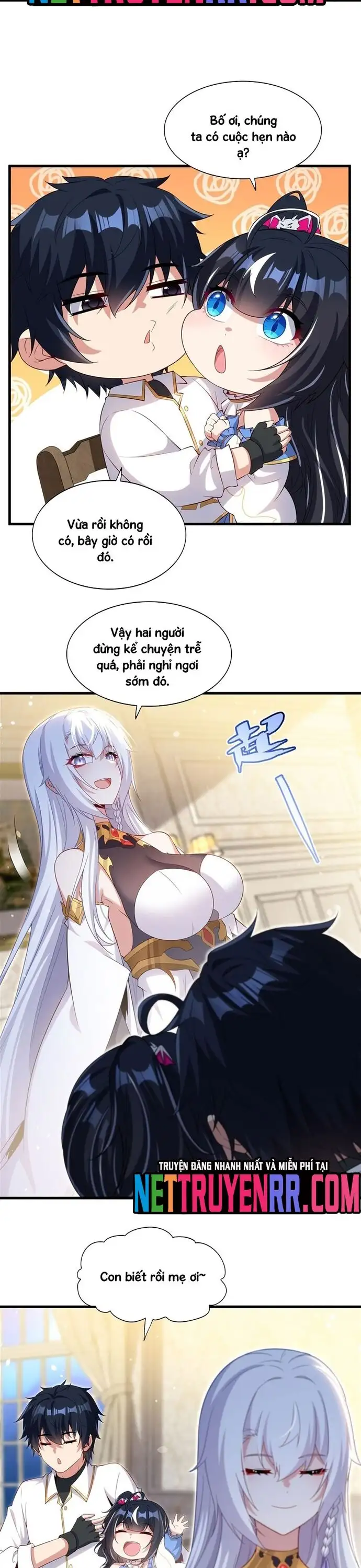 Truyện Tranh Im Miệng Đi Ác Long Ta Không Muốn Cùng Ngươi Trông Trẻ Đâu! trang 4