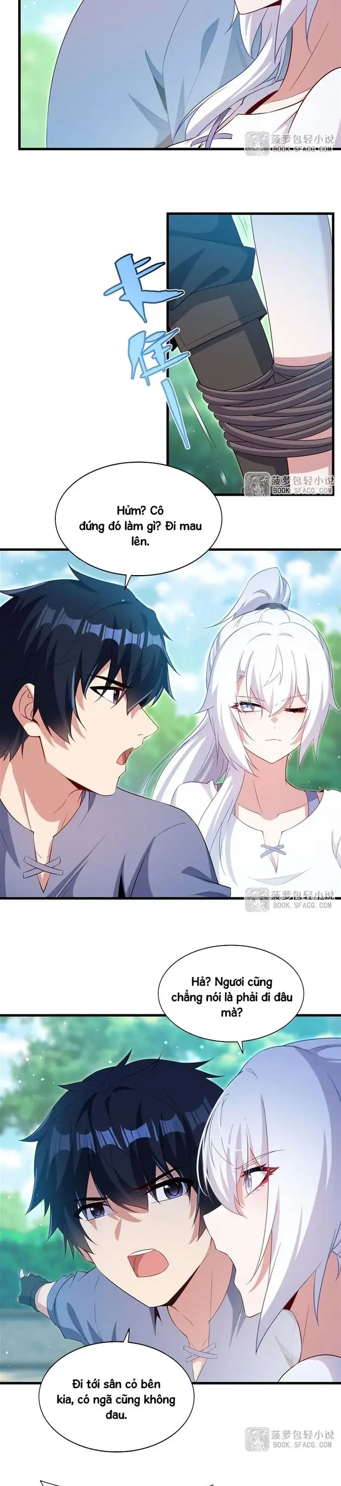 Truyện Tranh Im Miệng Đi Ác Long Ta Không Muốn Cùng Ngươi Trông Trẻ Đâu! trang 4