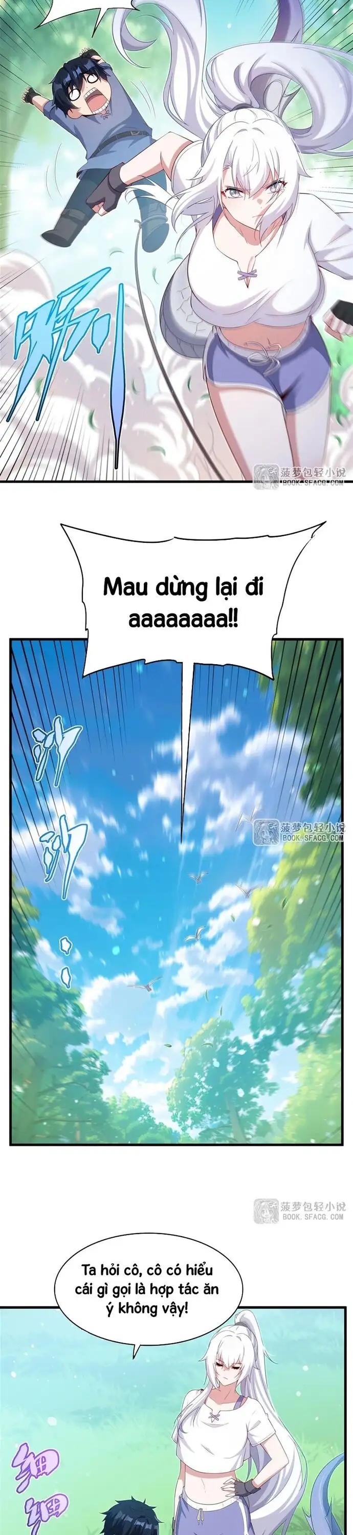 Truyện Tranh Im Miệng Đi Ác Long Ta Không Muốn Cùng Ngươi Trông Trẻ Đâu! trang 4