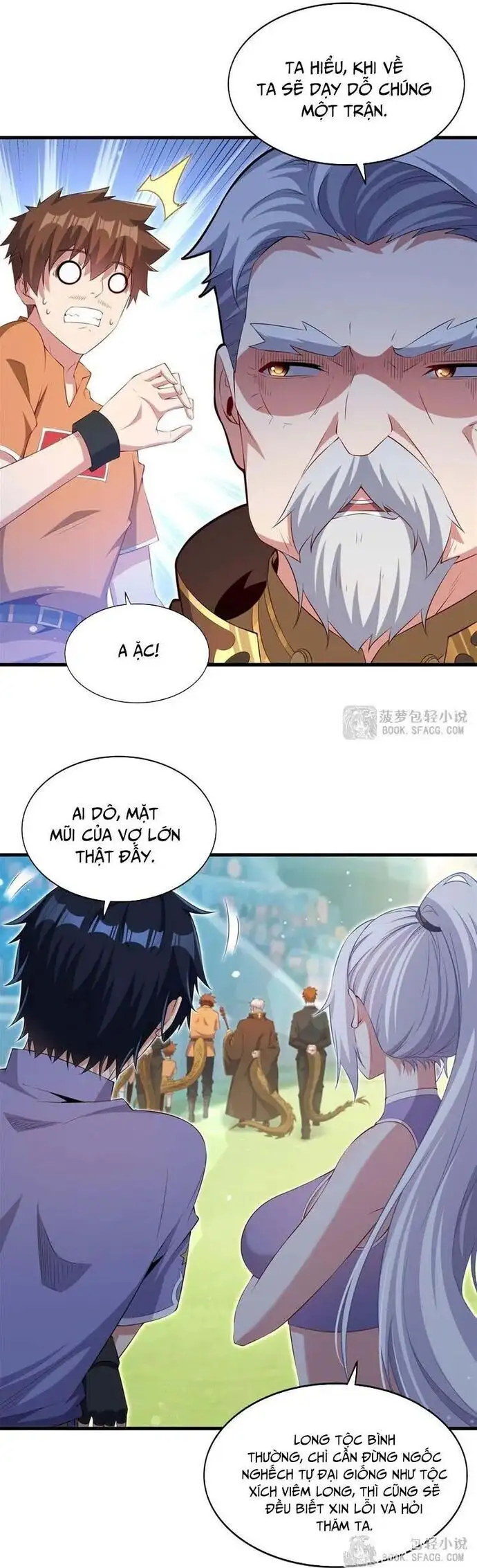 Truyện Tranh Im Miệng Đi Ác Long Ta Không Muốn Cùng Ngươi Trông Trẻ Đâu! trang 4