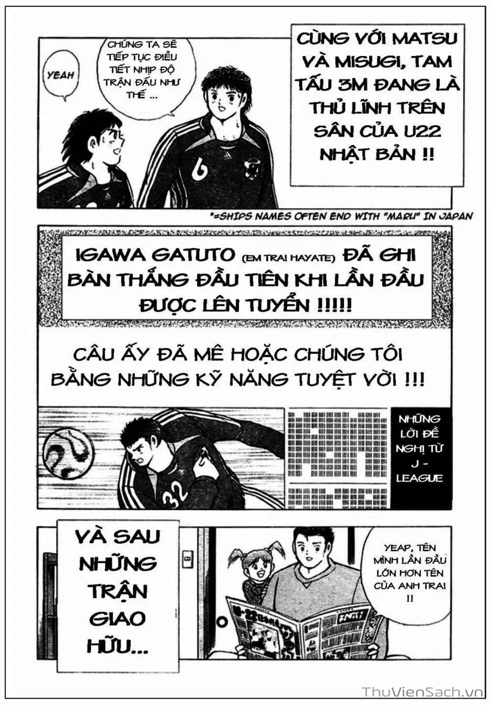 Truyện Tranh Tsubasa - Giấc Mơ Hoàng Kim trang 4