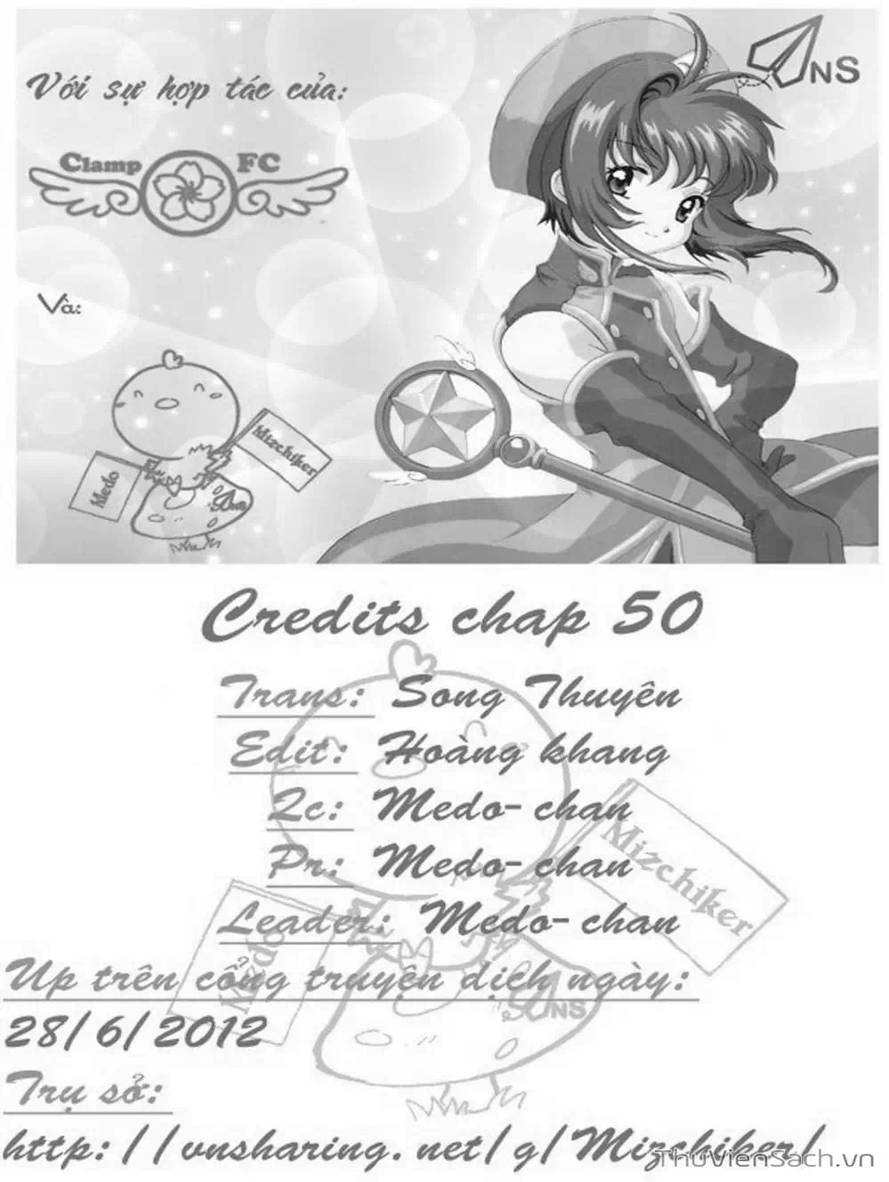 Truyện Tranh Thẻ Bài Pha Lê - Card Captor Sakura trang 2