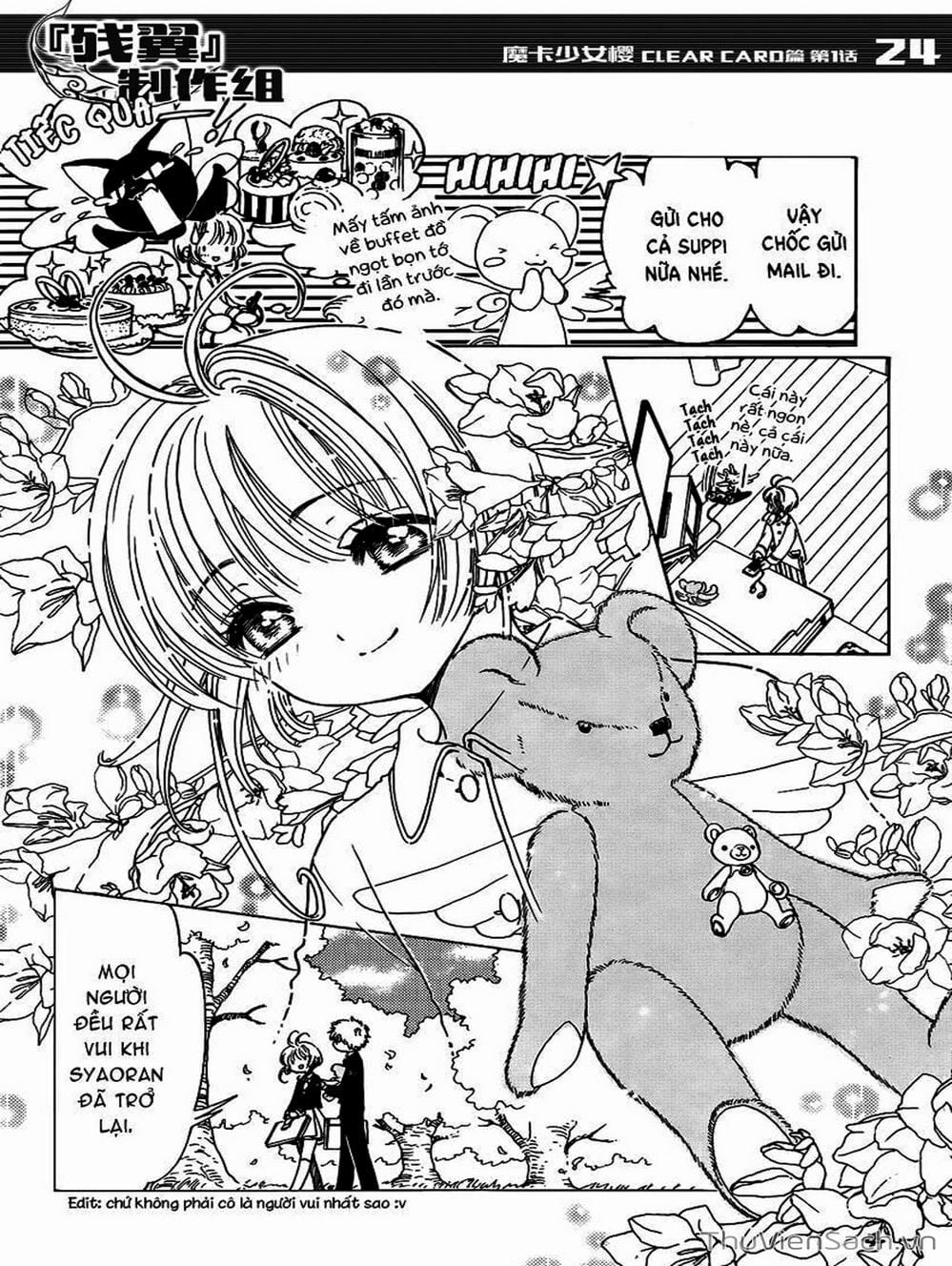 Truyện Tranh Thẻ Bài Pha Lê - Card Captor Sakura trang 2214