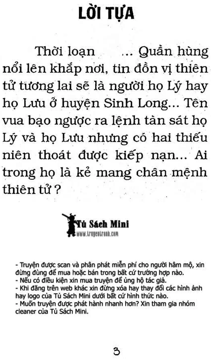 Truyện Tranh Cậu Bé Đế Vương trang 5