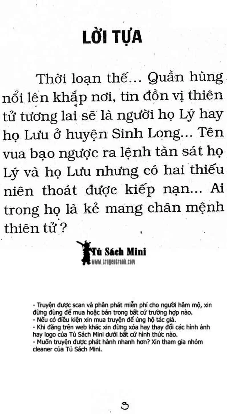 Truyện Tranh Cậu Bé Đế Vương trang 5