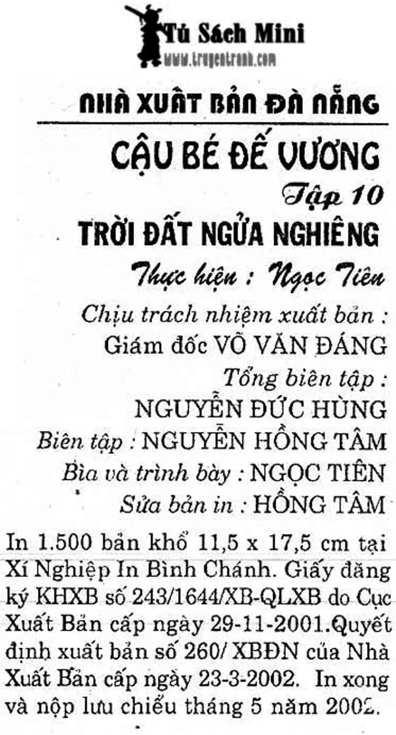 Truyện Tranh Cậu Bé Đế Vương trang 5
