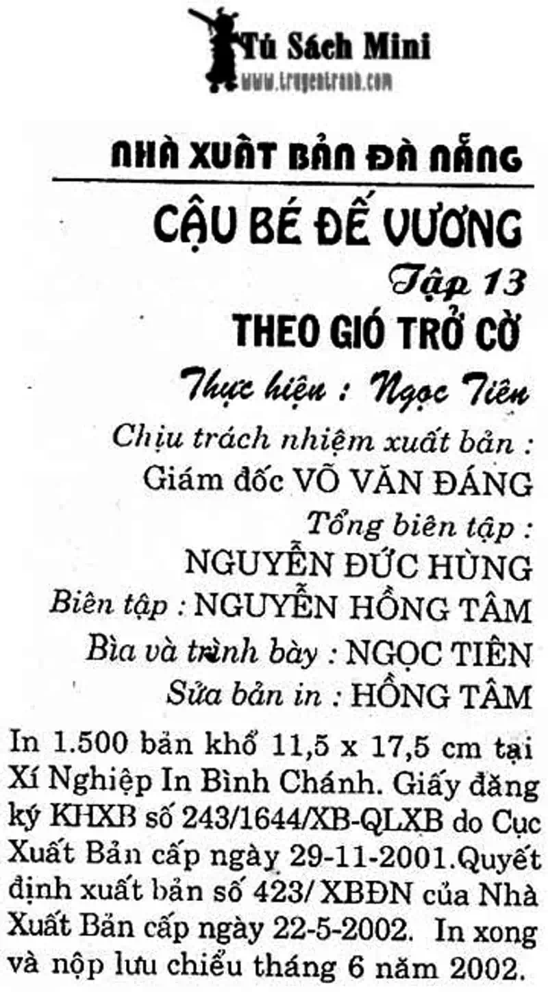 Truyện Tranh Cậu Bé Đế Vương trang 5
