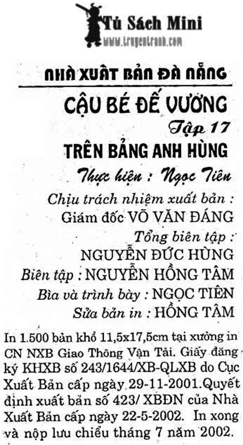 Truyện Tranh Cậu Bé Đế Vương trang 5