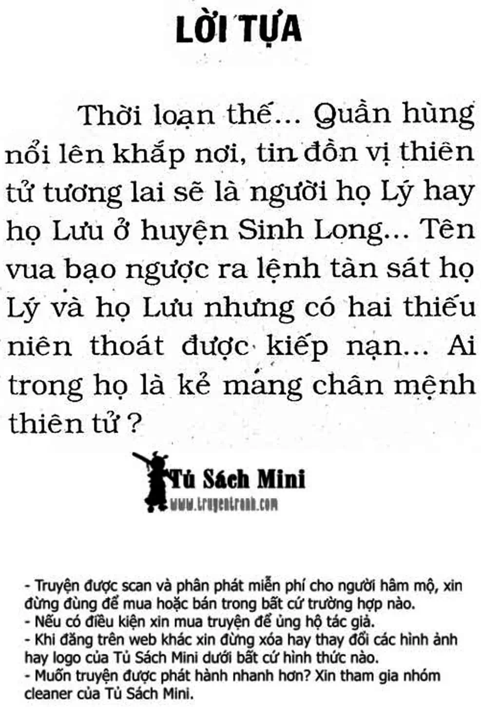 Truyện Tranh Cậu Bé Đế Vương trang 5