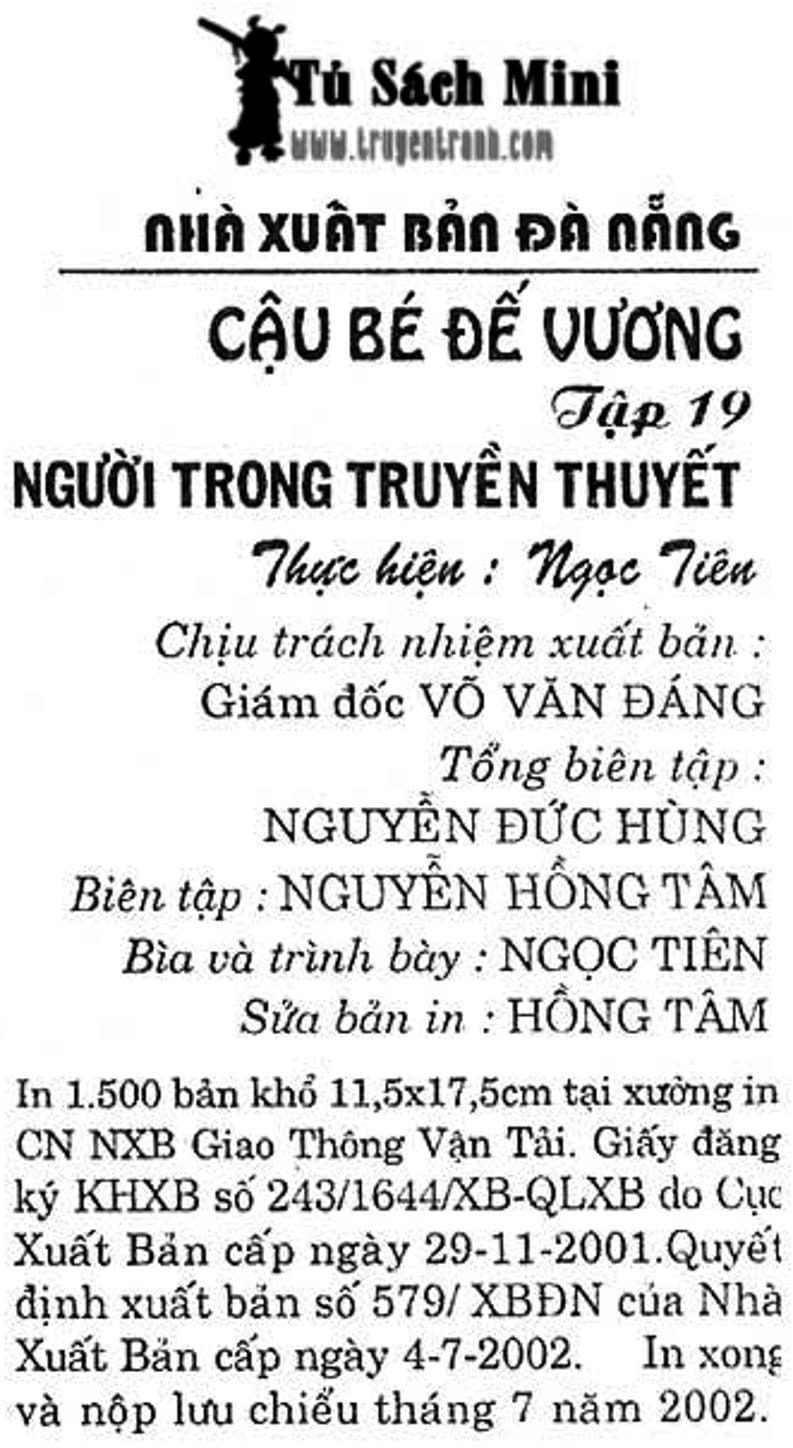 Truyện Tranh Cậu Bé Đế Vương trang 5