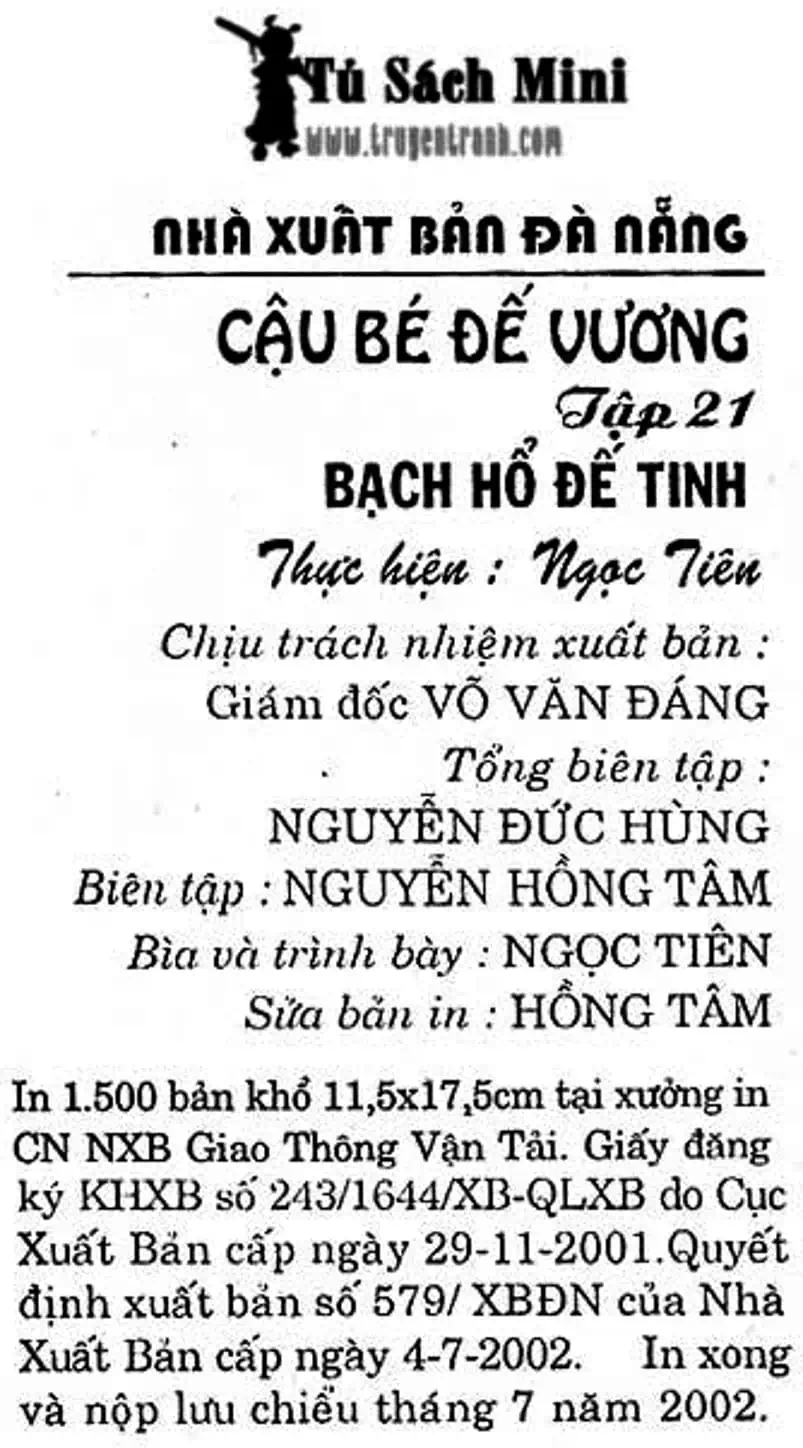 Truyện Tranh Cậu Bé Đế Vương trang 5